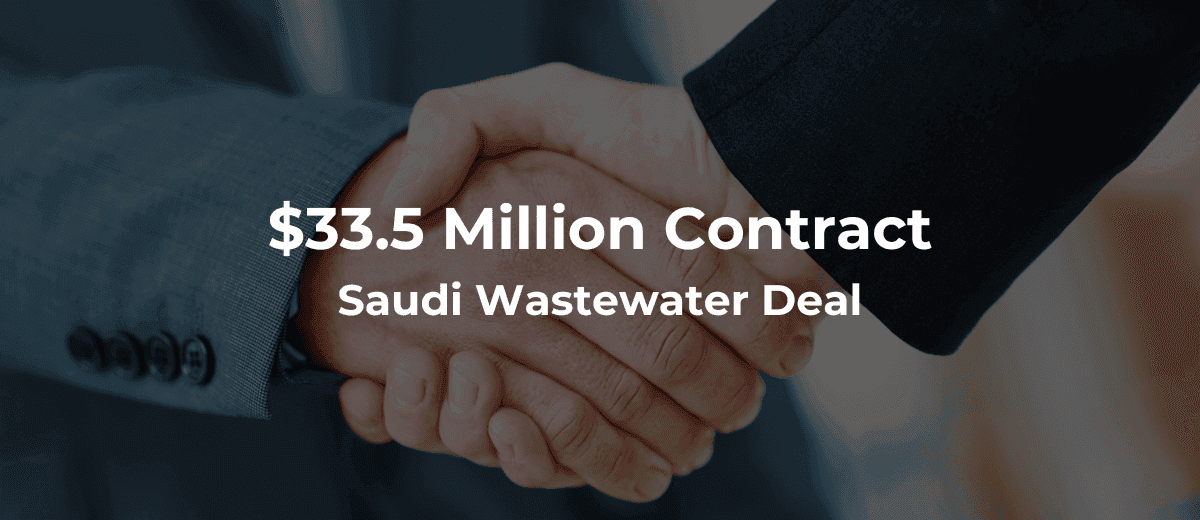 Saudi Wastewater Deal